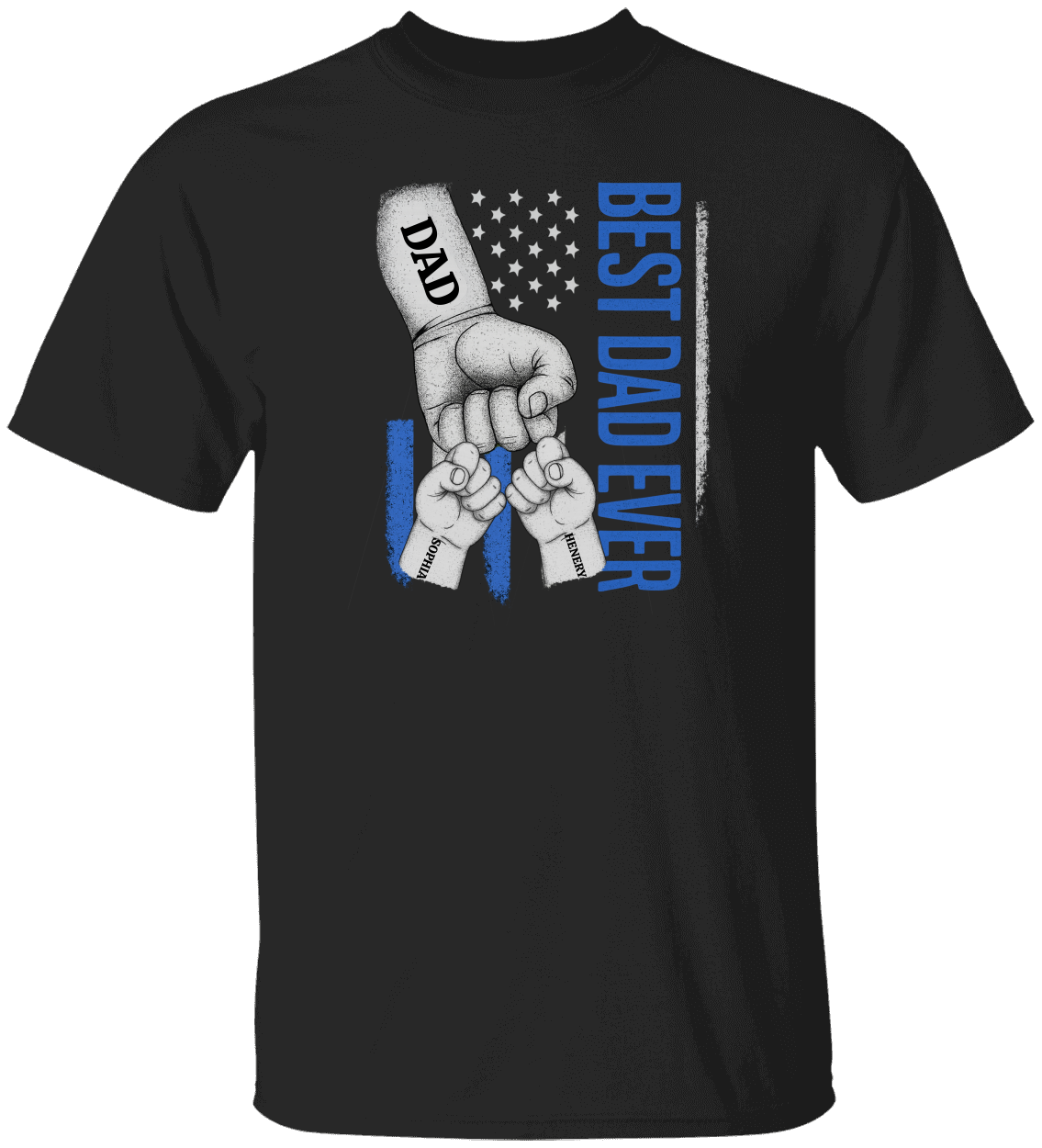 BEST DAD EVER™ Custom Fist Bump T-Shirt