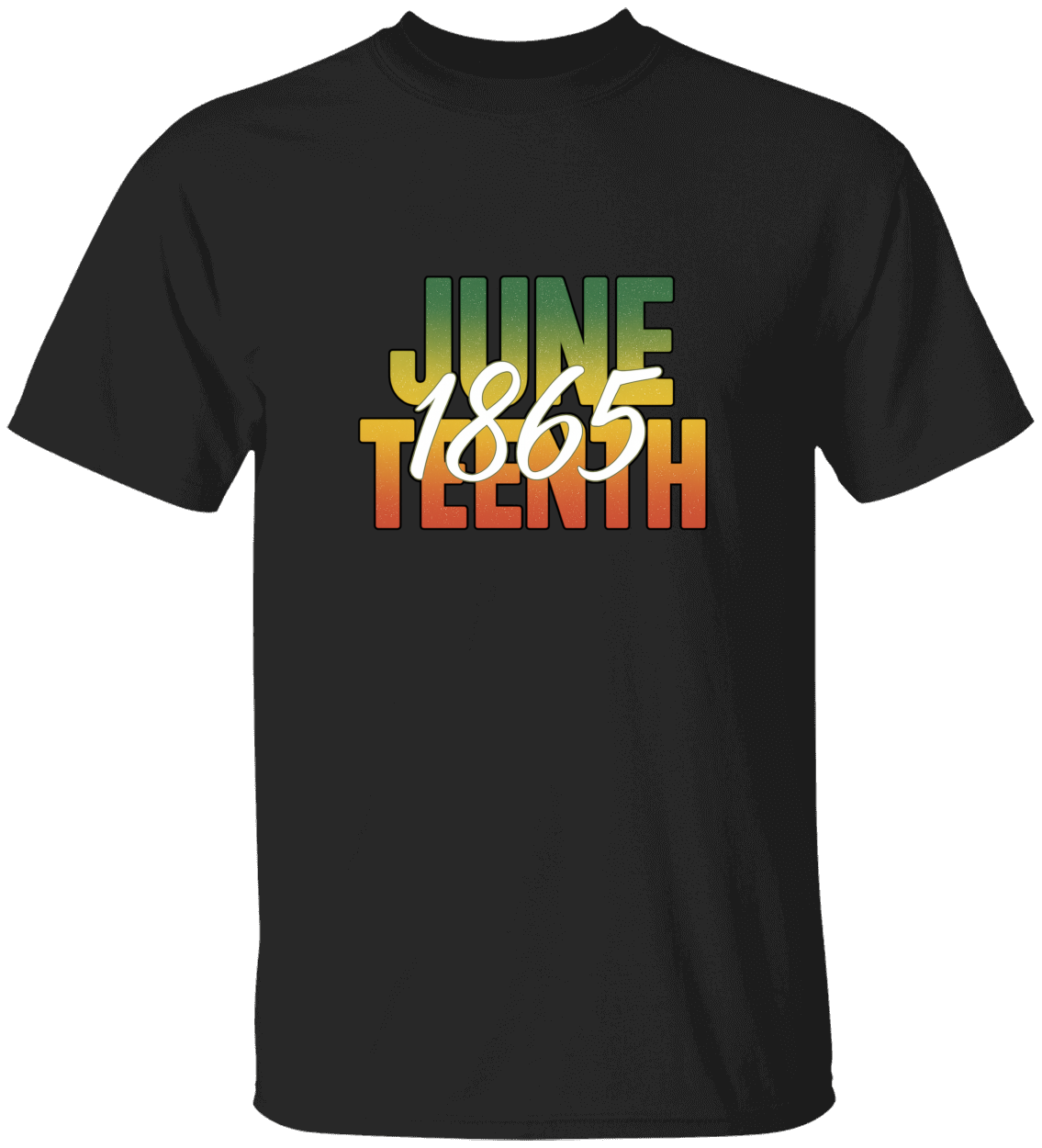 Juneteenth 1865 Gradient Pride Tee