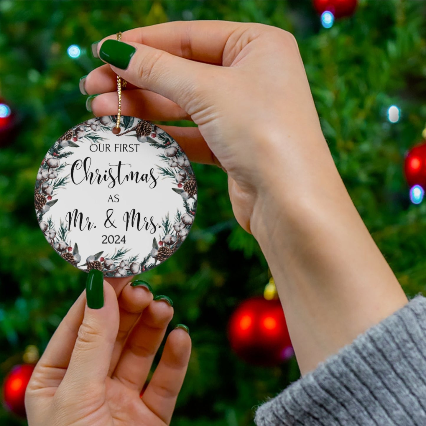 Our First Christmas As Mr. & Mrs. Ornament