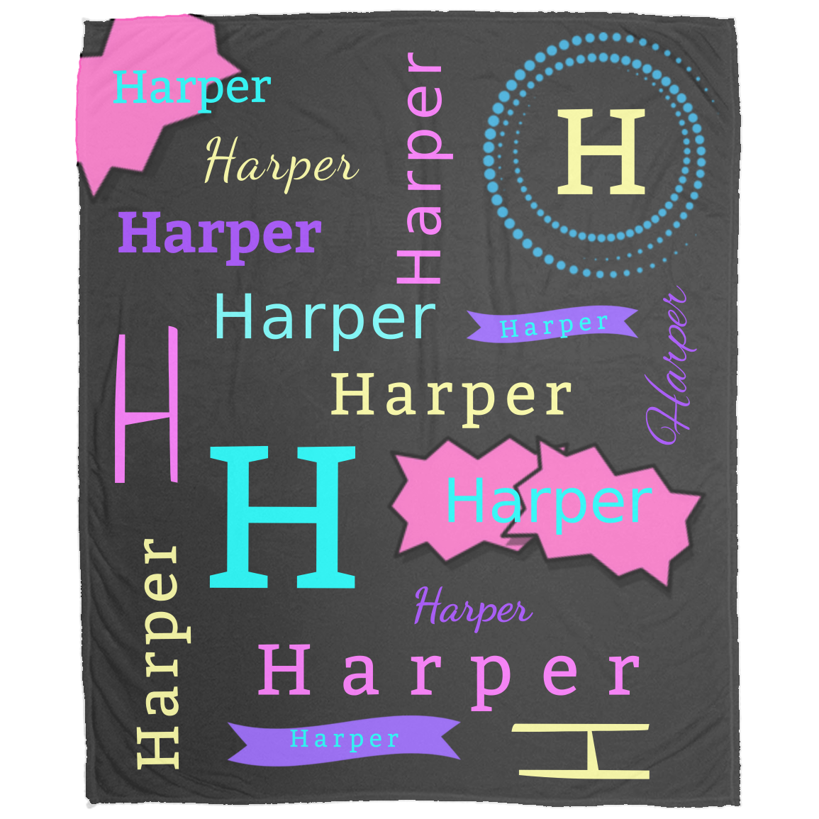 Personalized Name Blanket