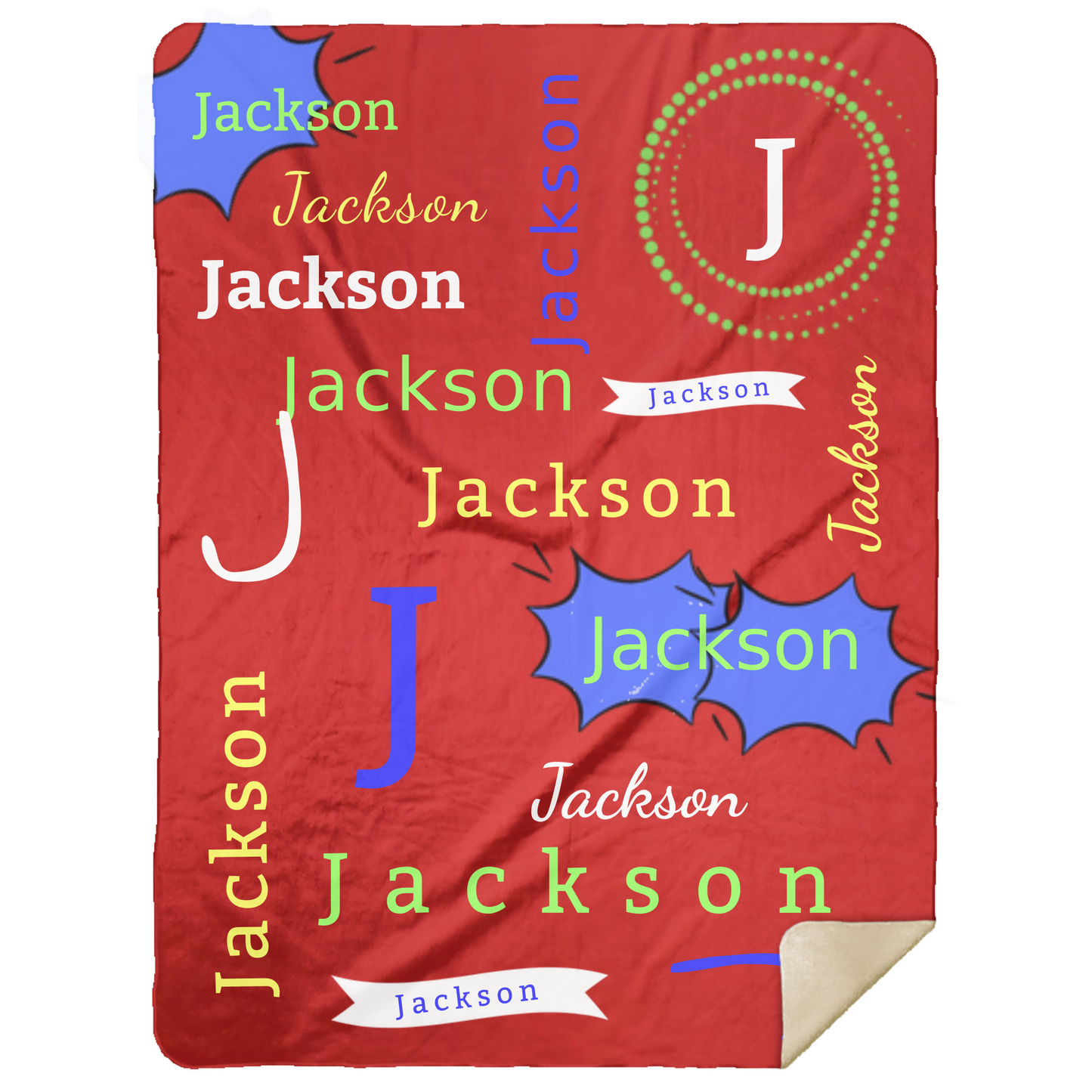 Personalized Name Blanket