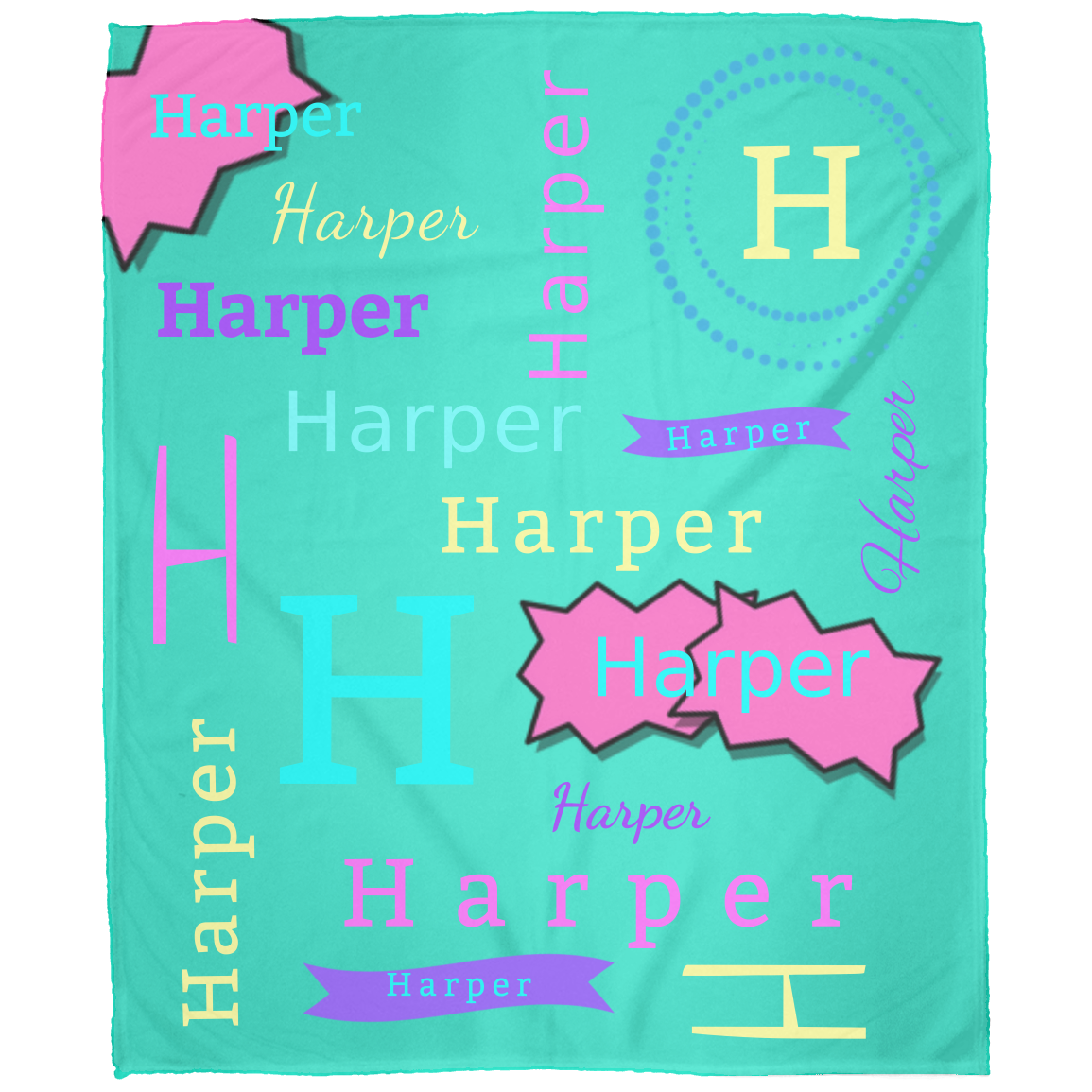 Personalized Name Blanket