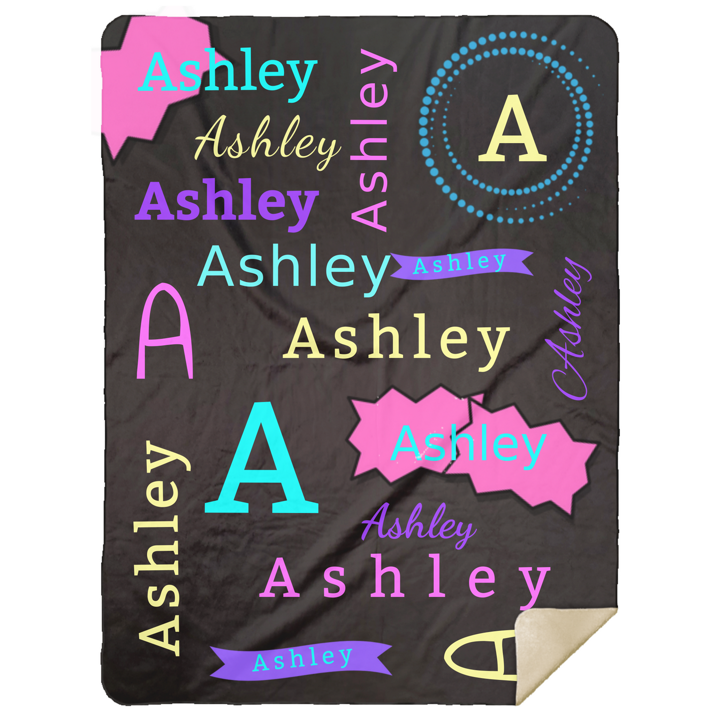 Personalized Name Blanket