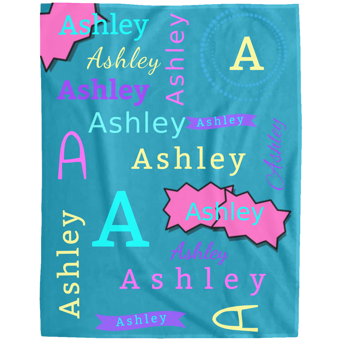 Personalized Name Blanket