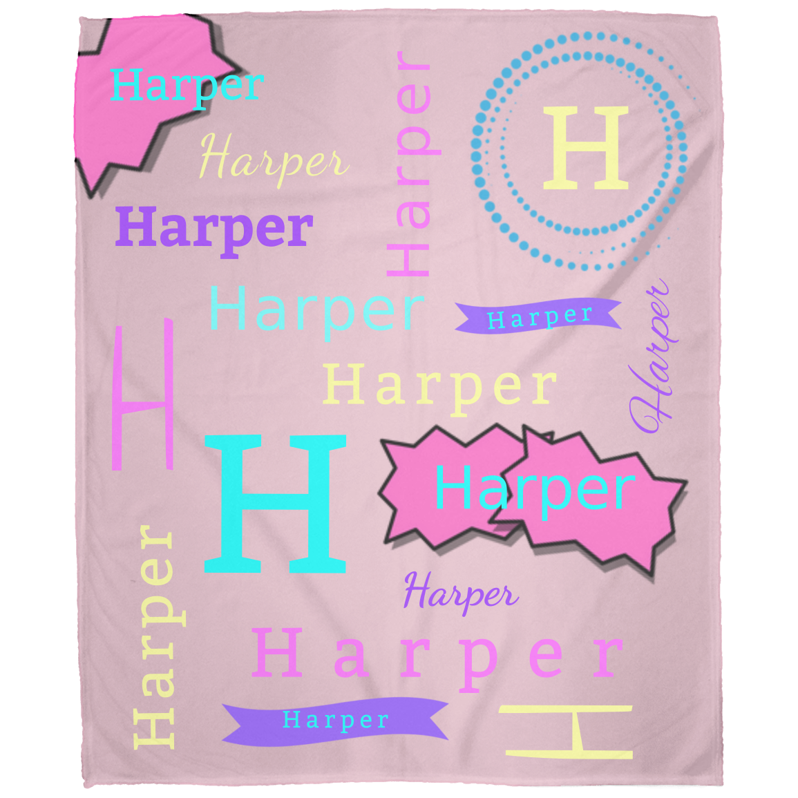 Personalized Name Blanket
