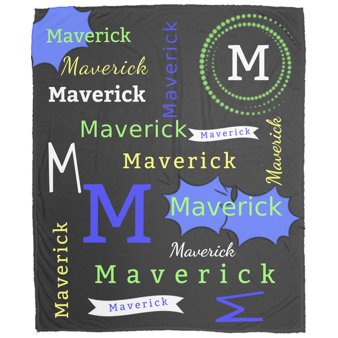 Personalized Name Blanket