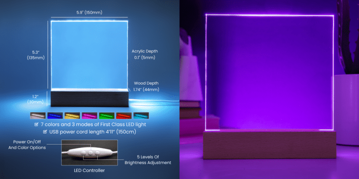 To My Daughter, Love Mom/Dad - Personalized Acrylic Heart Plaque