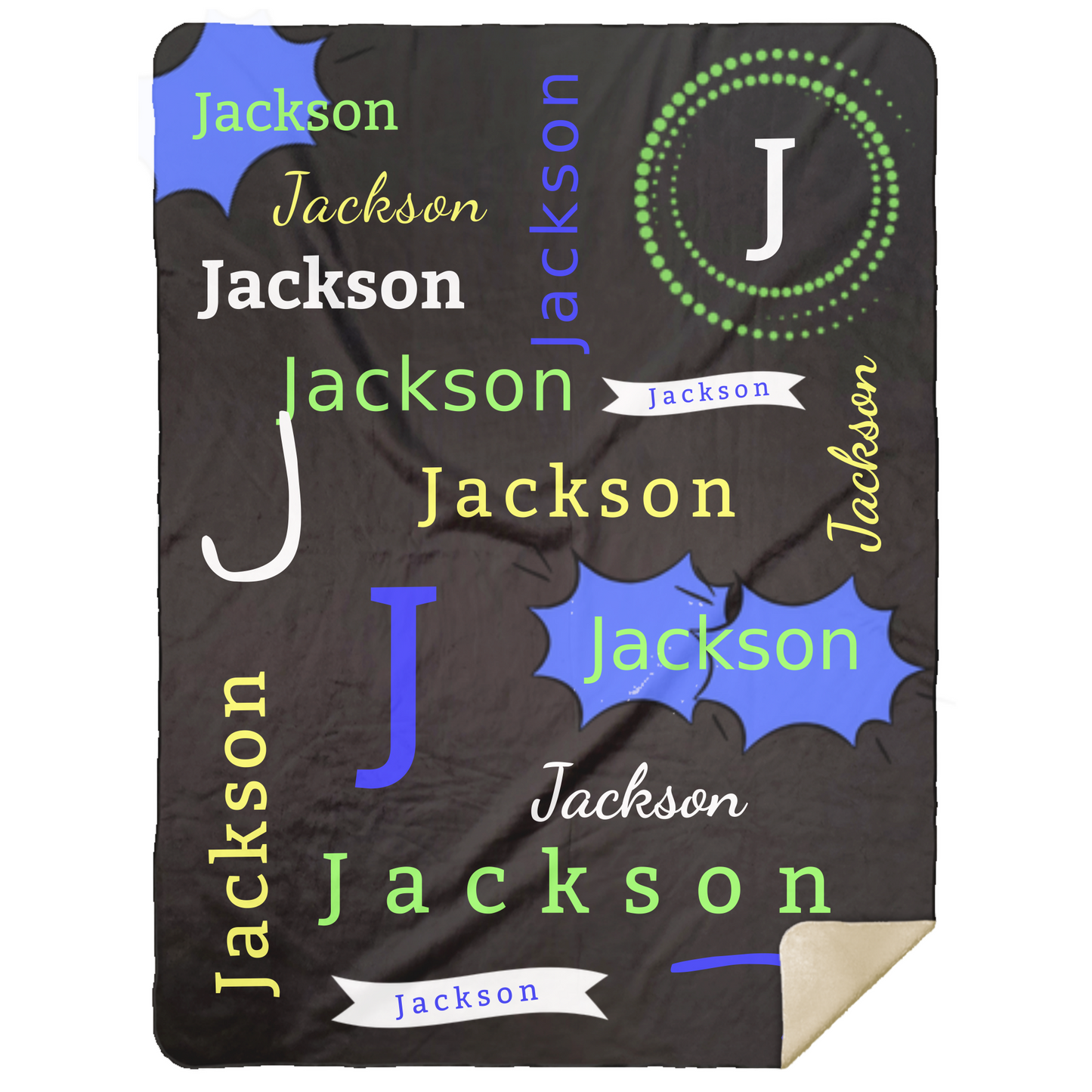 Personalized Name Blanket