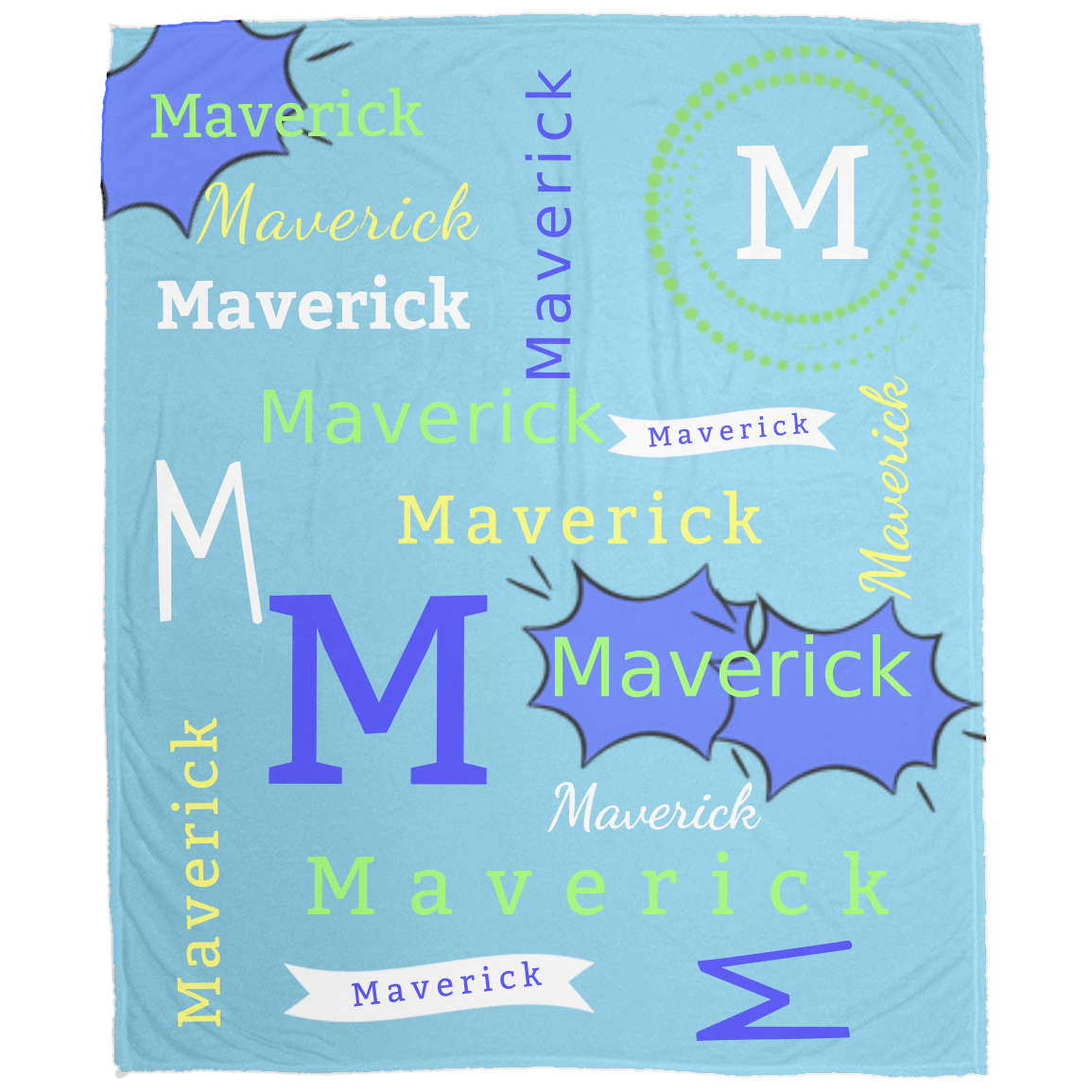 Personalized Name Blanket