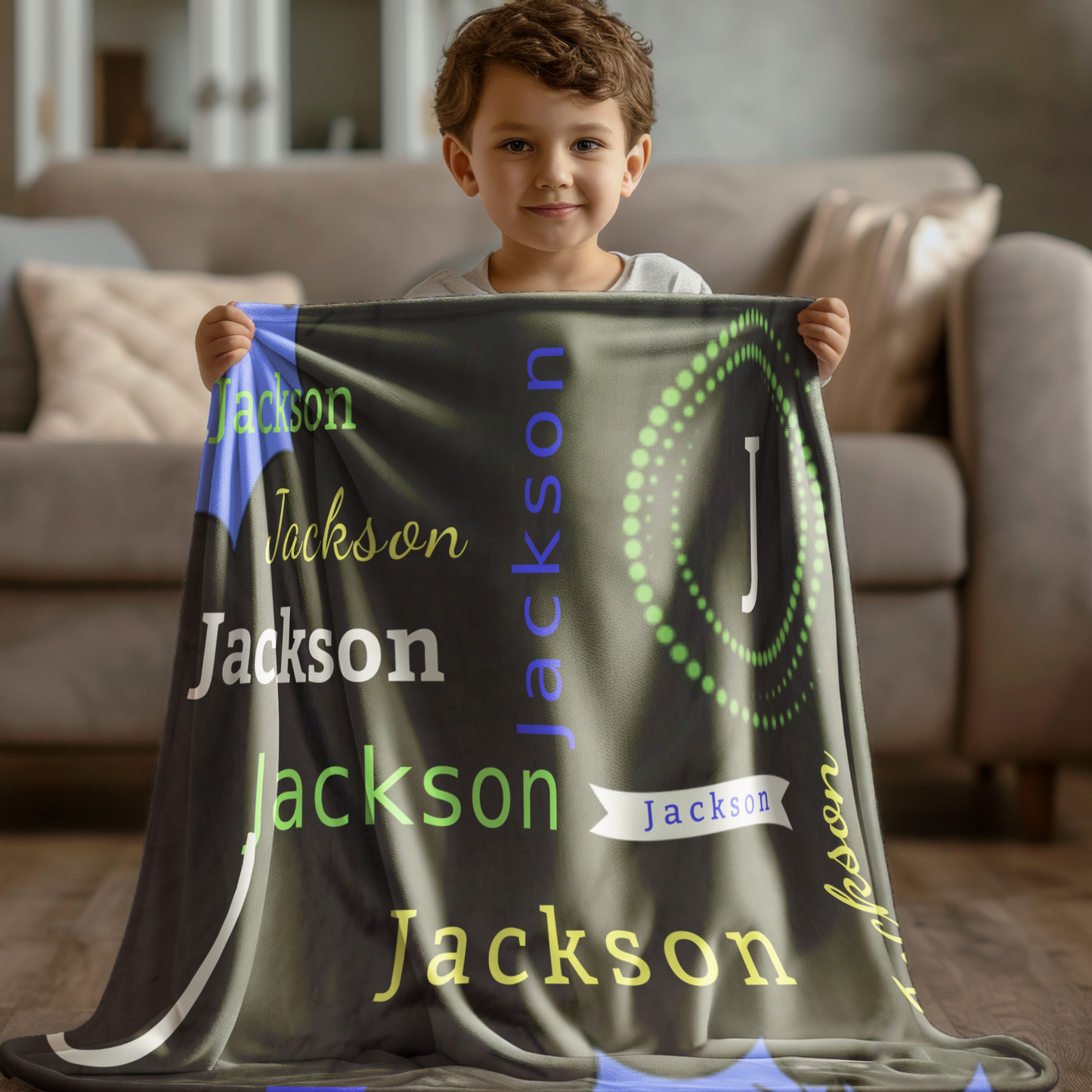 Personalized Name Blanket
