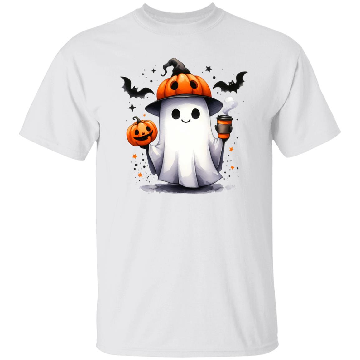 Pumpkin Hat Ghost T-Shirt, Sweatshirt, Hoodie