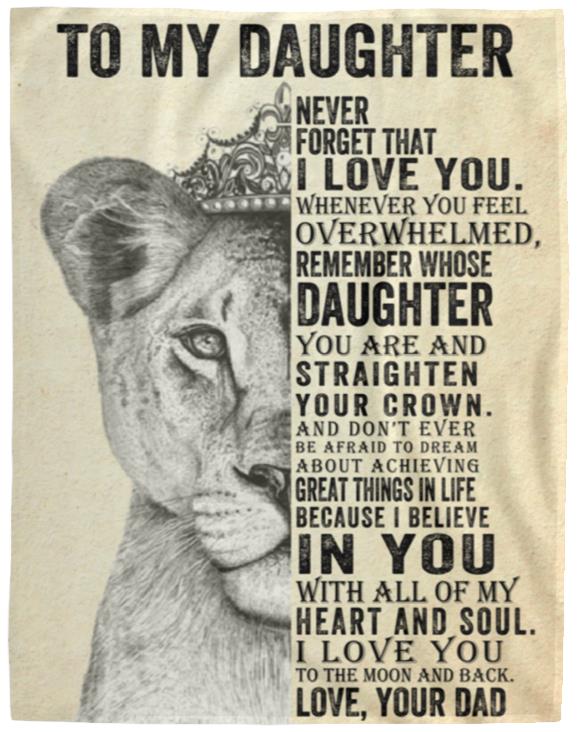 To My Daughter, Straighten Your Crown Blanket