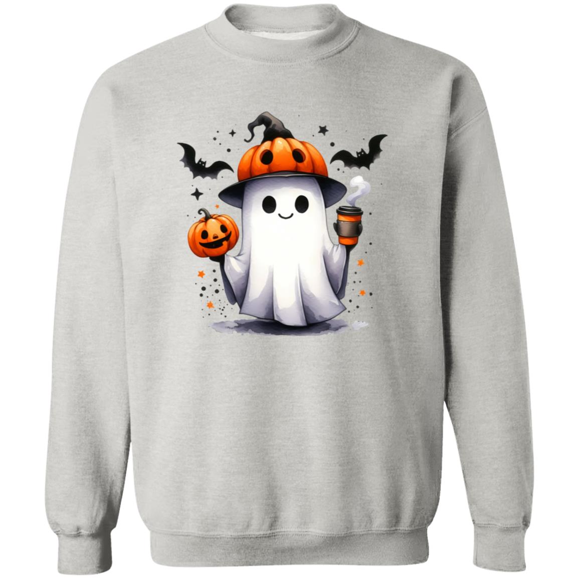 Pumpkin Hat Ghost T-Shirt, Sweatshirt, Hoodie