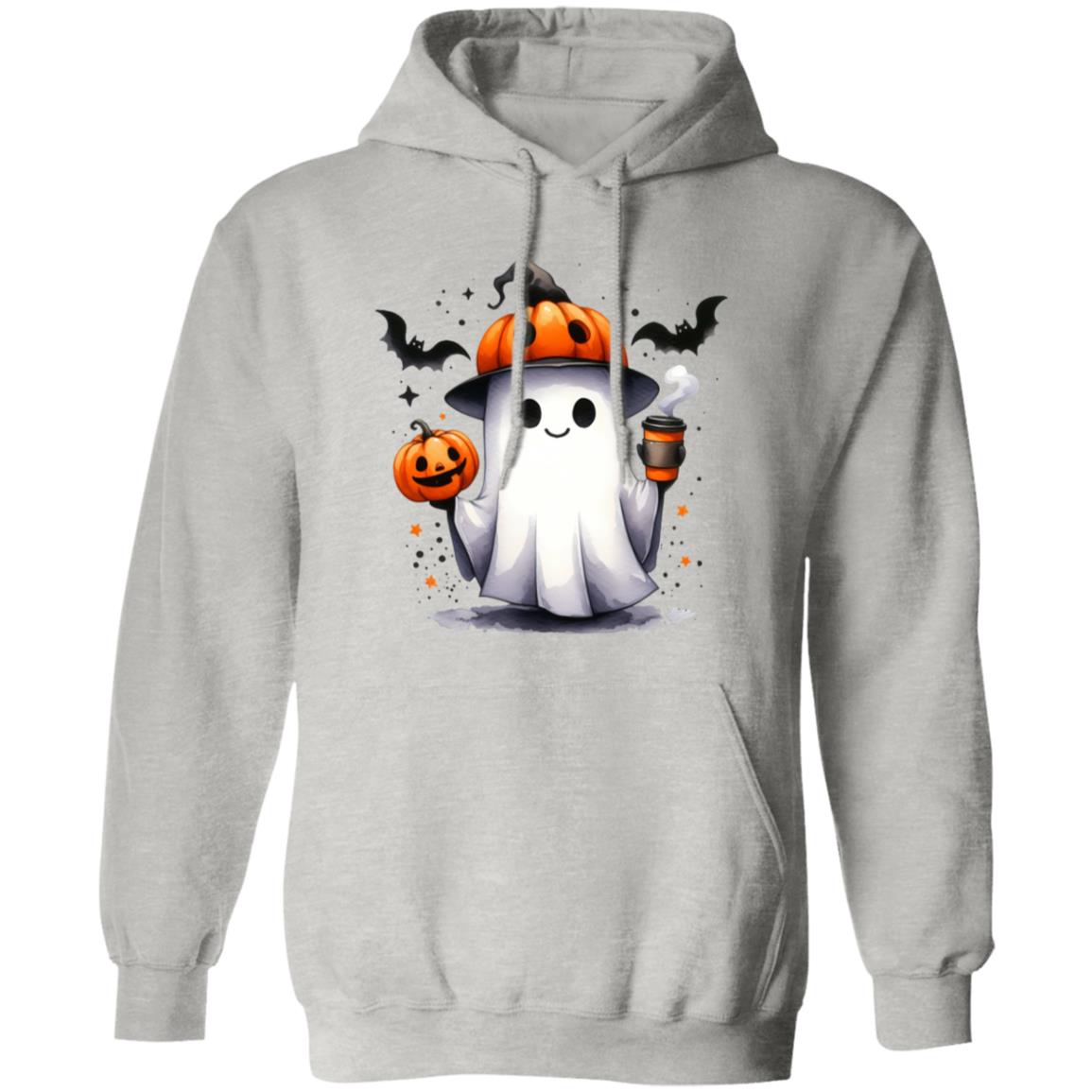 Pumpkin Hat Ghost T-Shirt, Sweatshirt, Hoodie