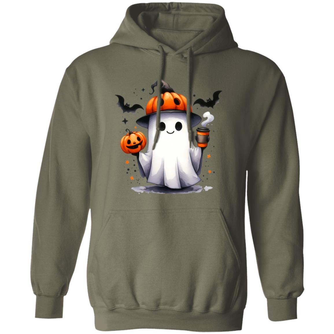 Pumpkin Hat Ghost T-Shirt, Sweatshirt, Hoodie
