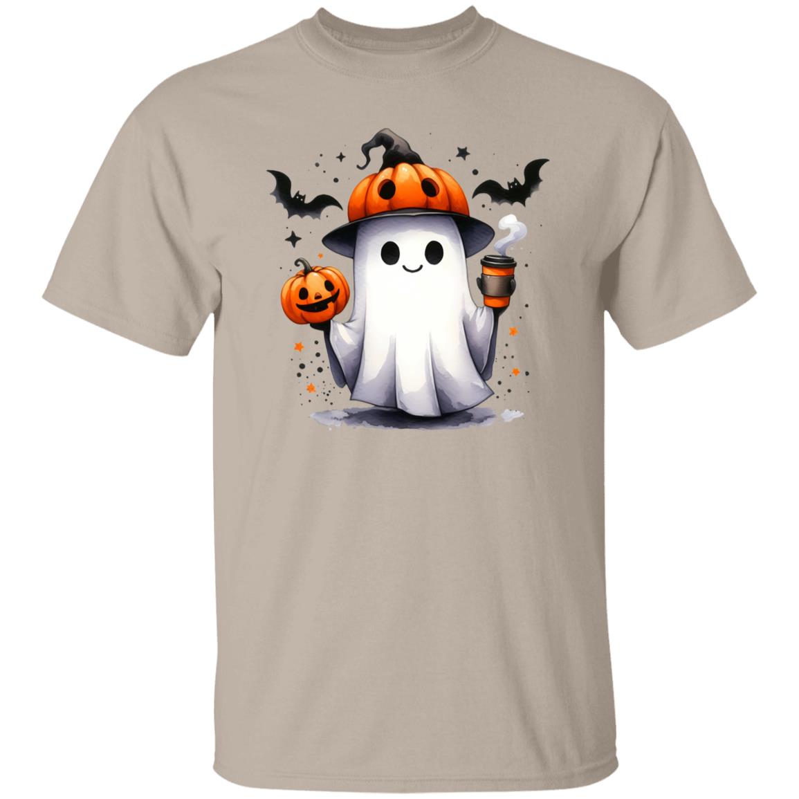 Pumpkin Hat Ghost T-Shirt, Sweatshirt, Hoodie