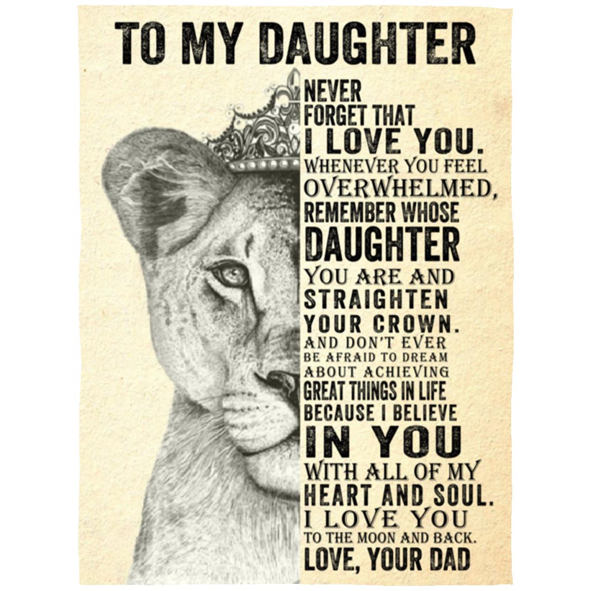 To My Daughter, Straighten Your Crown Blanket