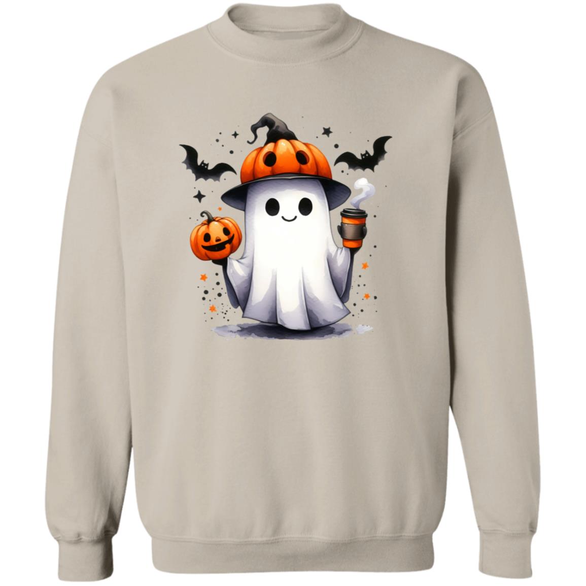 Pumpkin Hat Ghost T-Shirt, Sweatshirt, Hoodie