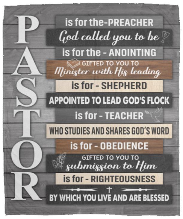 Pastor, God Called You Blanket - Say It With Ease