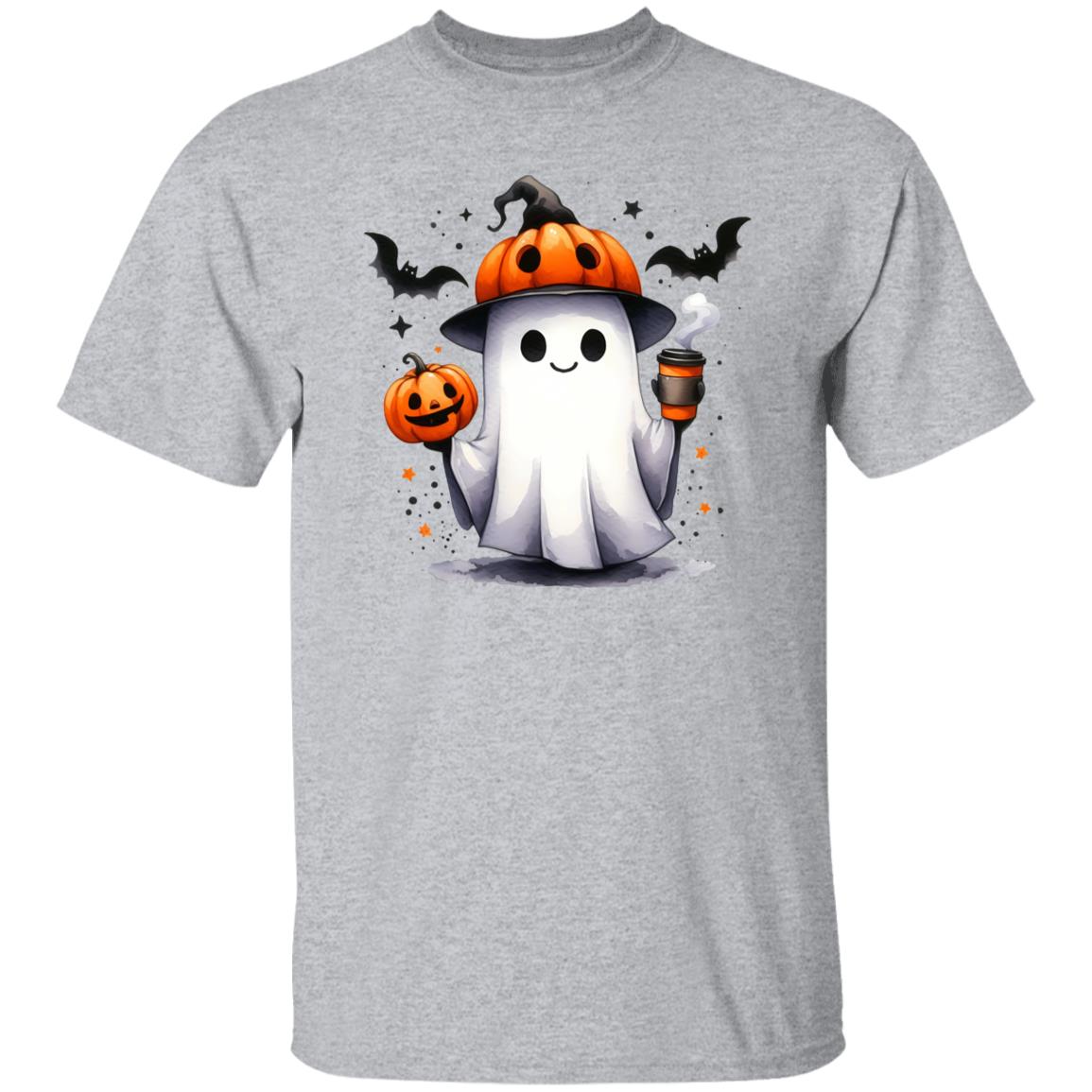 Pumpkin Hat Ghost T-Shirt, Sweatshirt, Hoodie