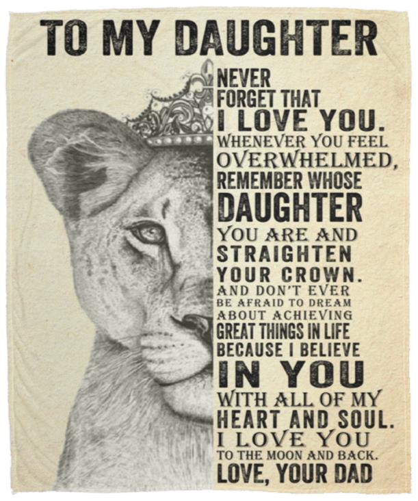 To My Daughter, Straighten Your Crown Blanket