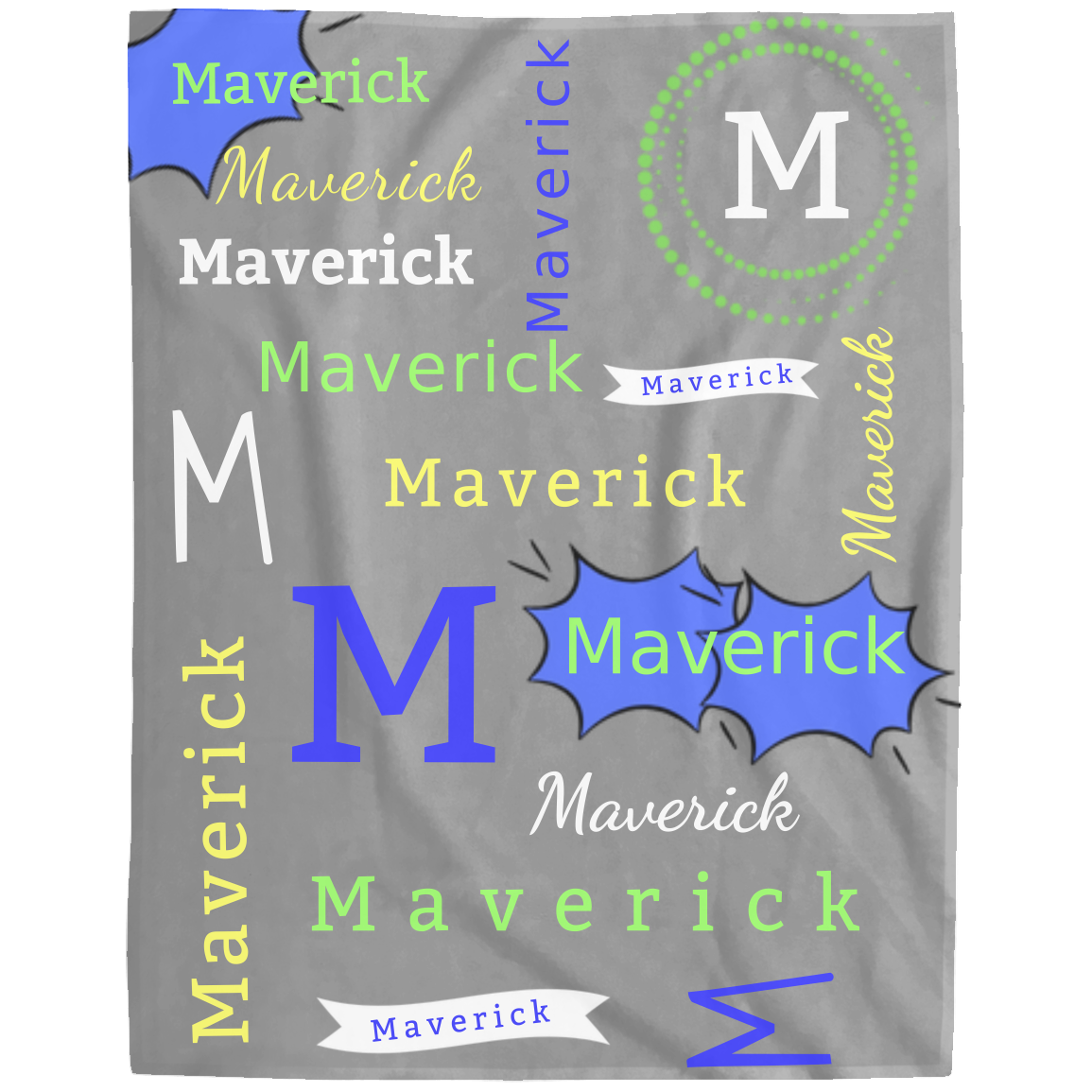 Personalized Name Blanket