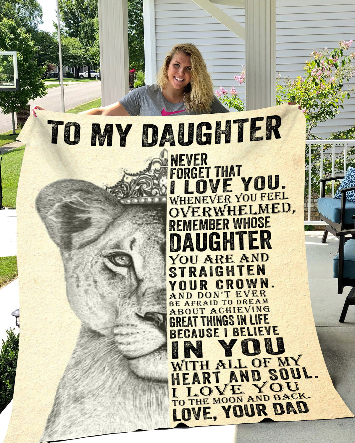 To My Daughter, Straighten Your Crown Blanket