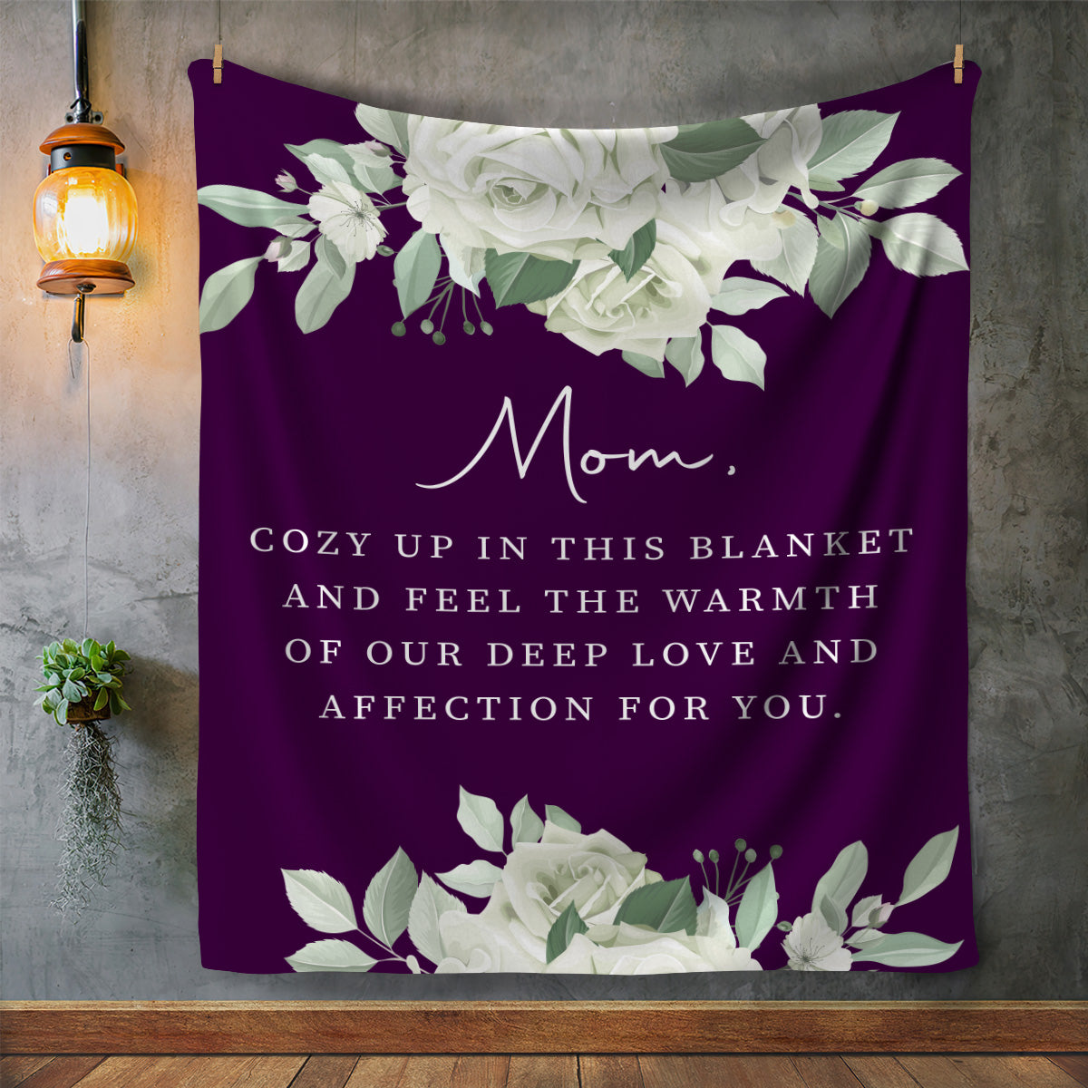 Mom, Deep Love & Affection Blanket