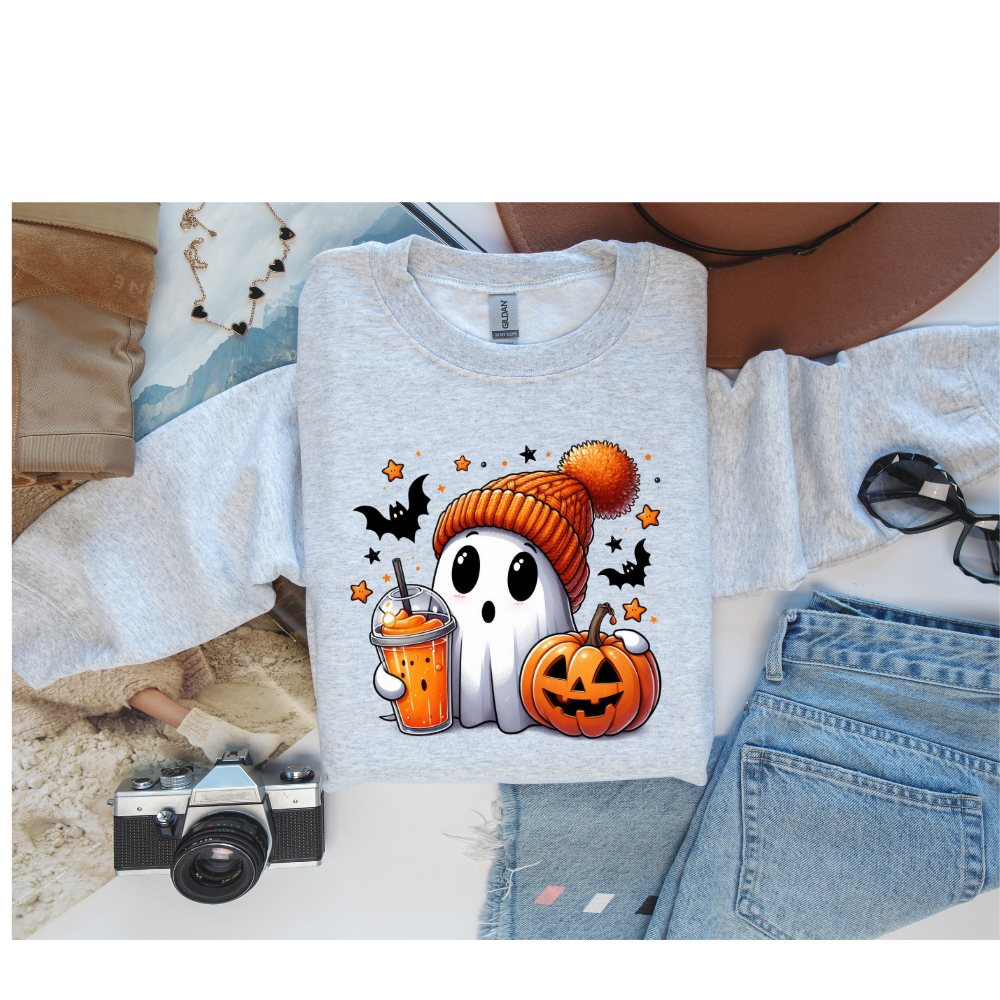 Surprised Ghost T-Shirt, Sweatshirt, Hoodie