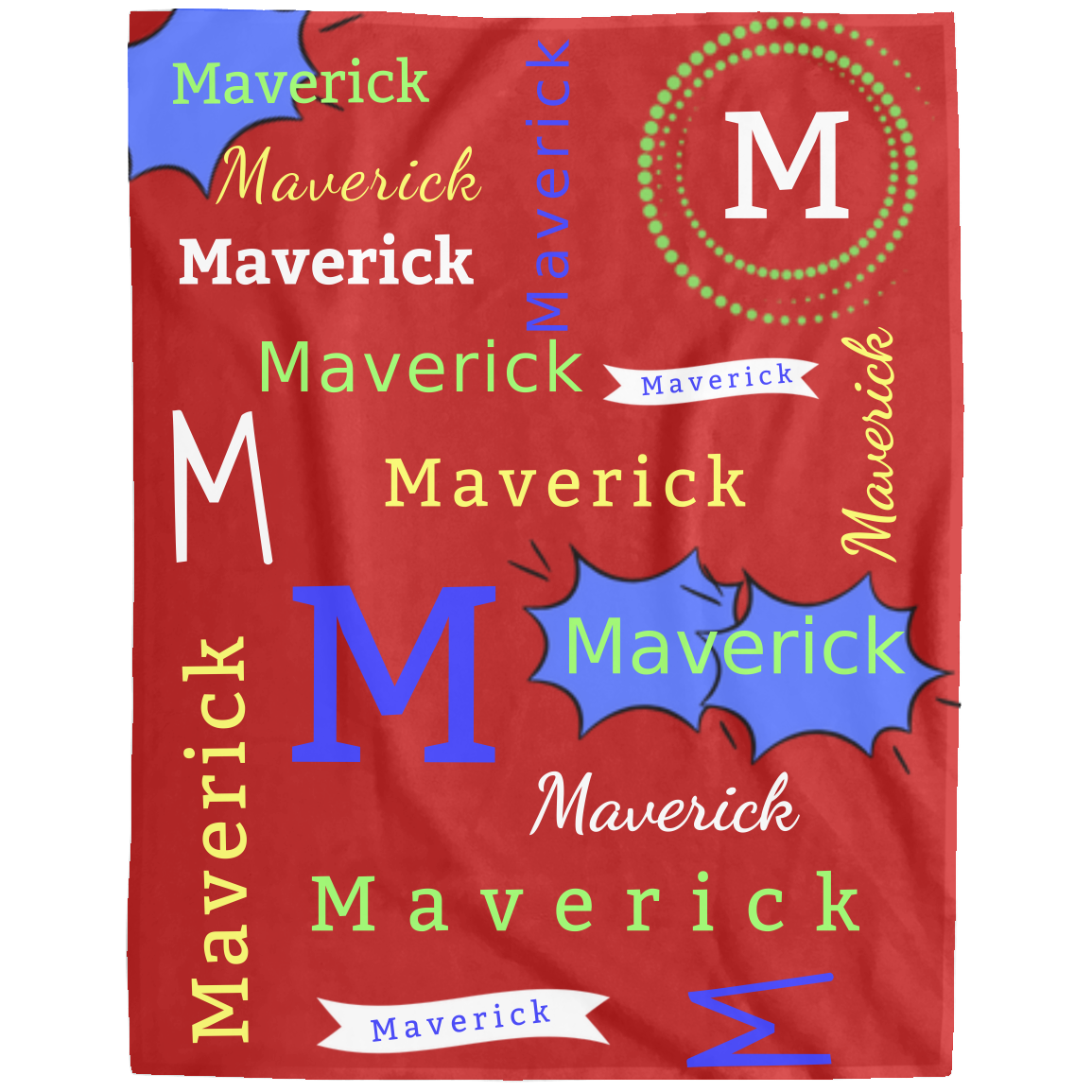 Personalized Name Blanket