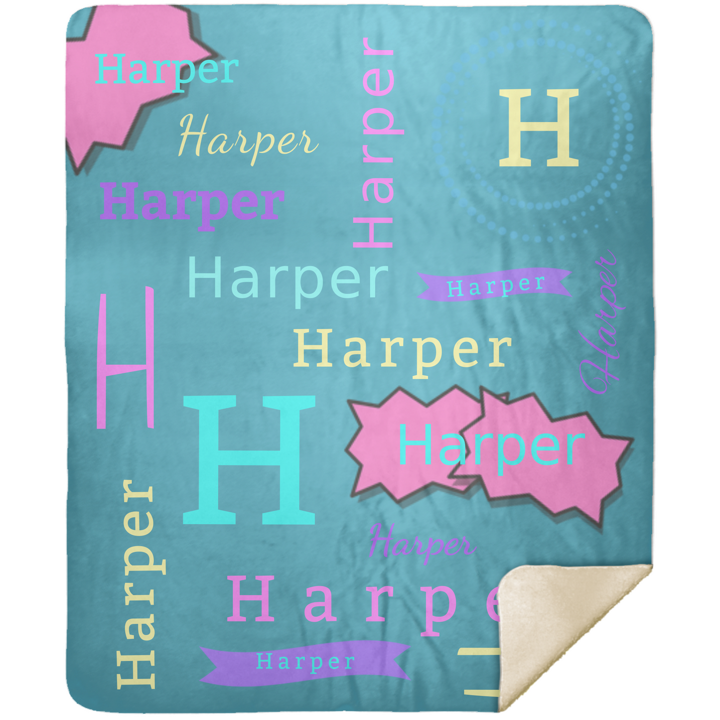 Personalized Name Blanket