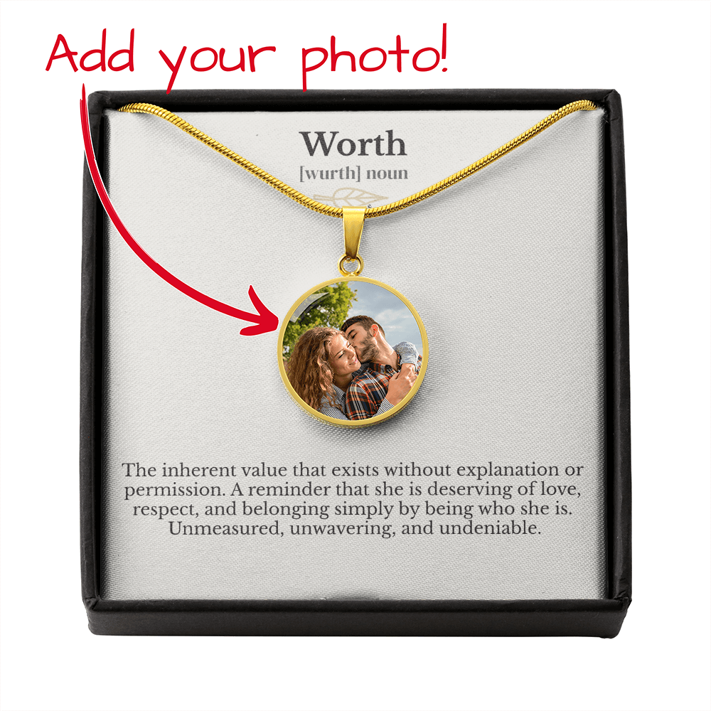 Photo Memory Pendant - Worth