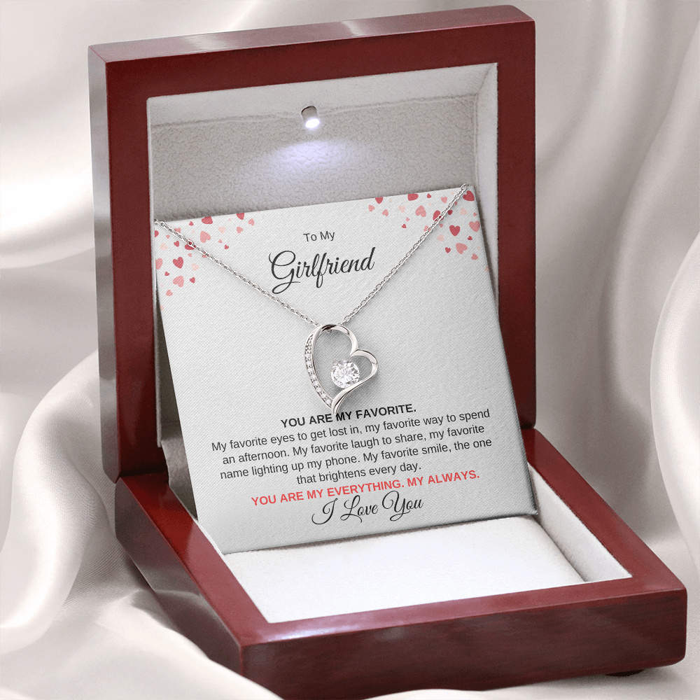 To My Girlfriend | Forever Love Necklace | Valentine's Day Gift