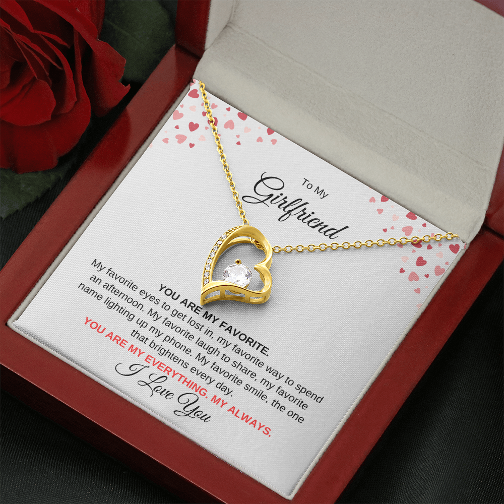 To My Girlfriend | Forever Love Necklace | Valentine's Day Gift