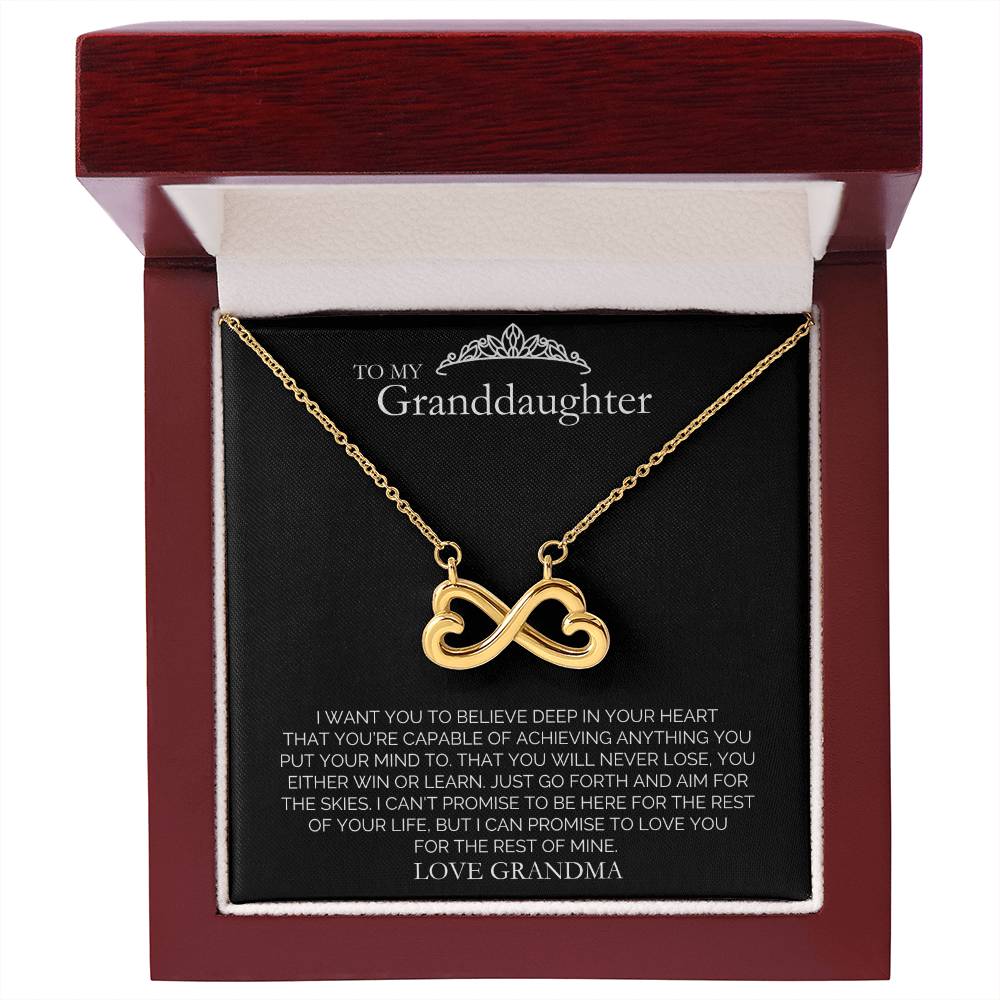 To My Granddaughter - Endless Love Necklace - Say It With Ease