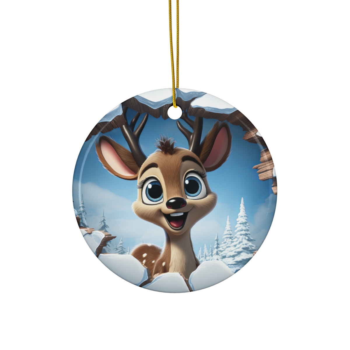 3D Christmas Ornaments (4 Shapes, 9 Designs)