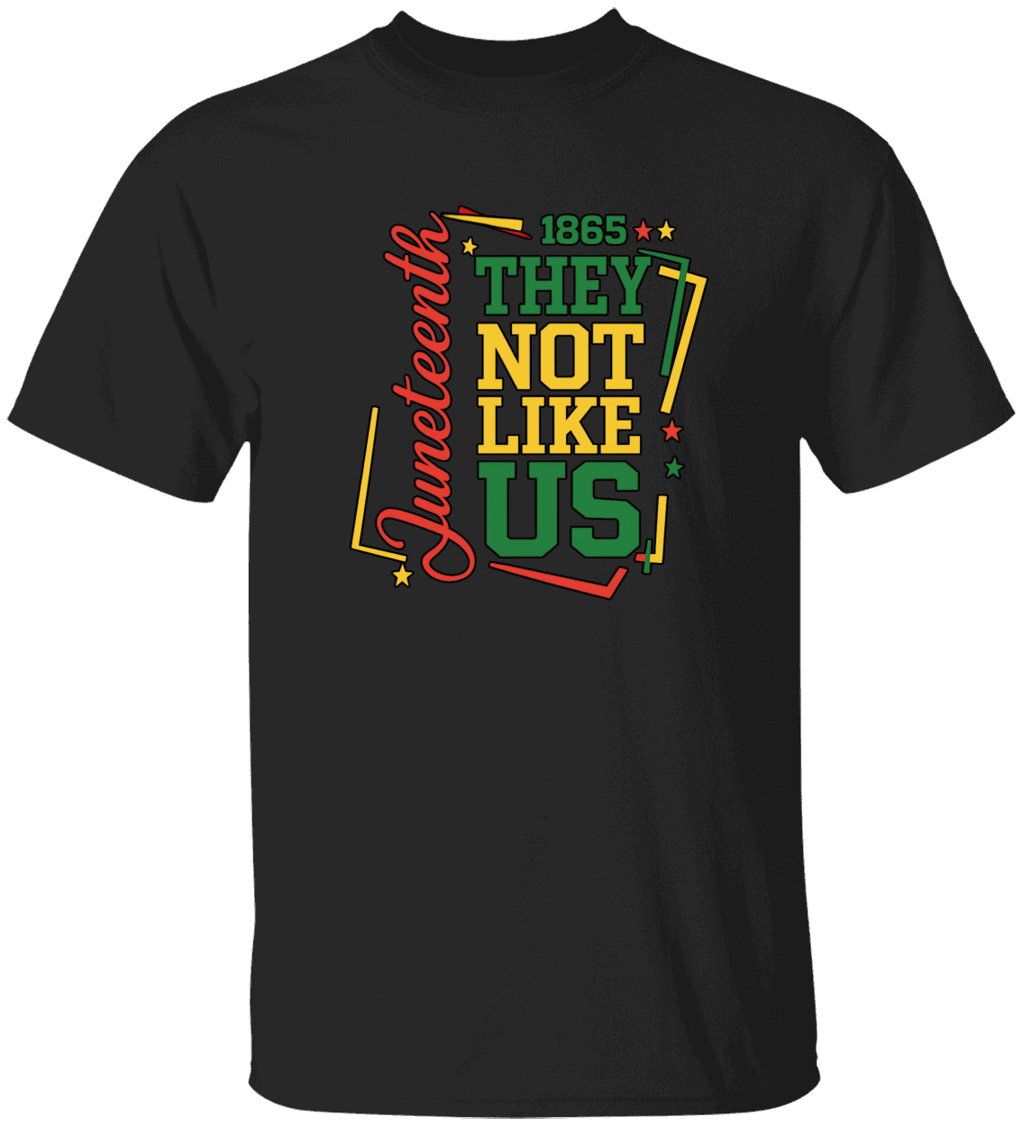 They Not Like Us - Juneteenth Statement Tee