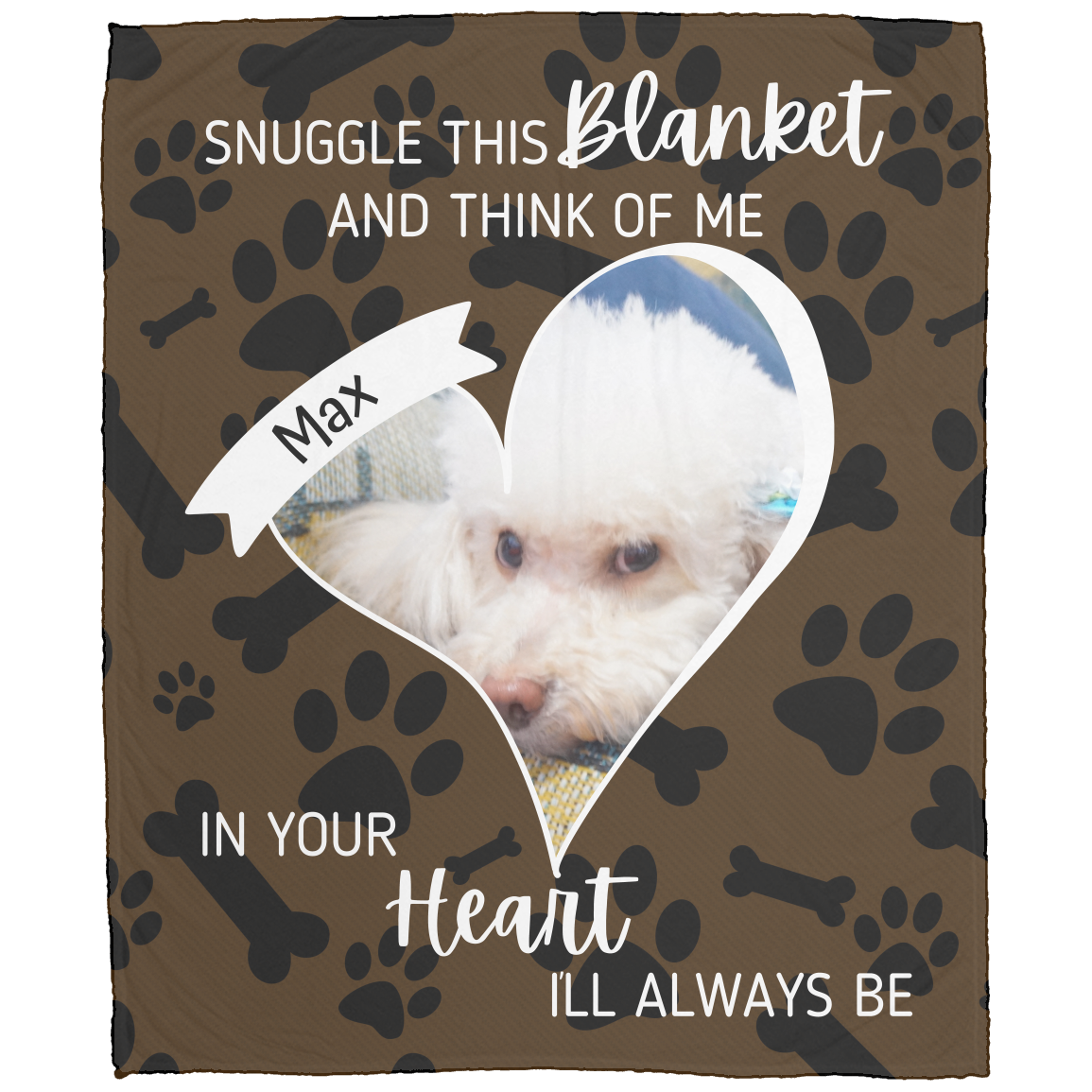 Personalized Pet Memorial Blanket