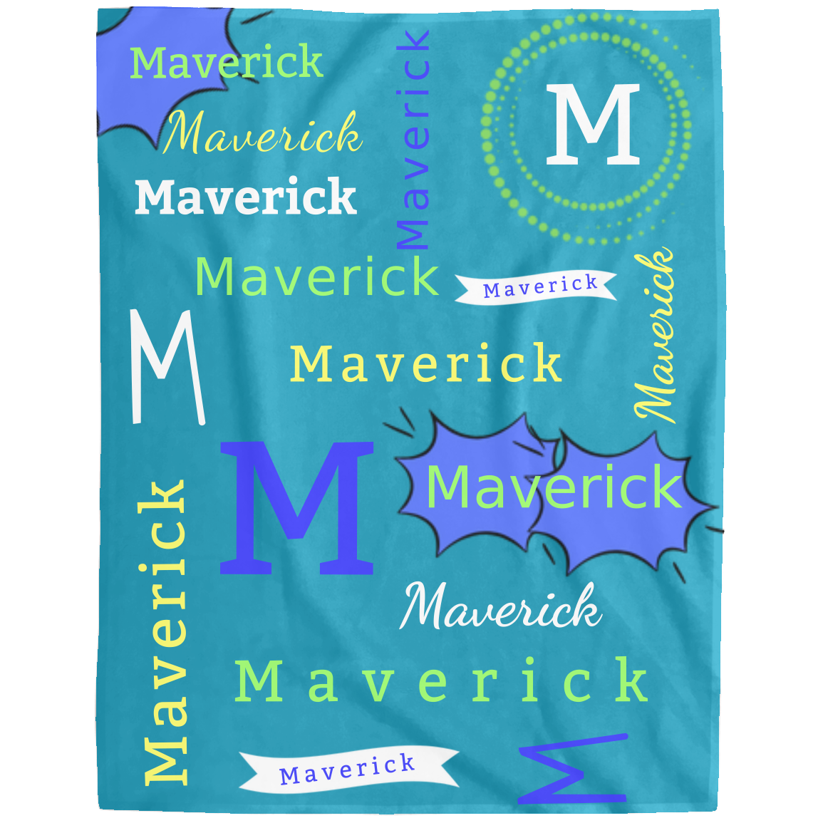 Personalized Name Blanket