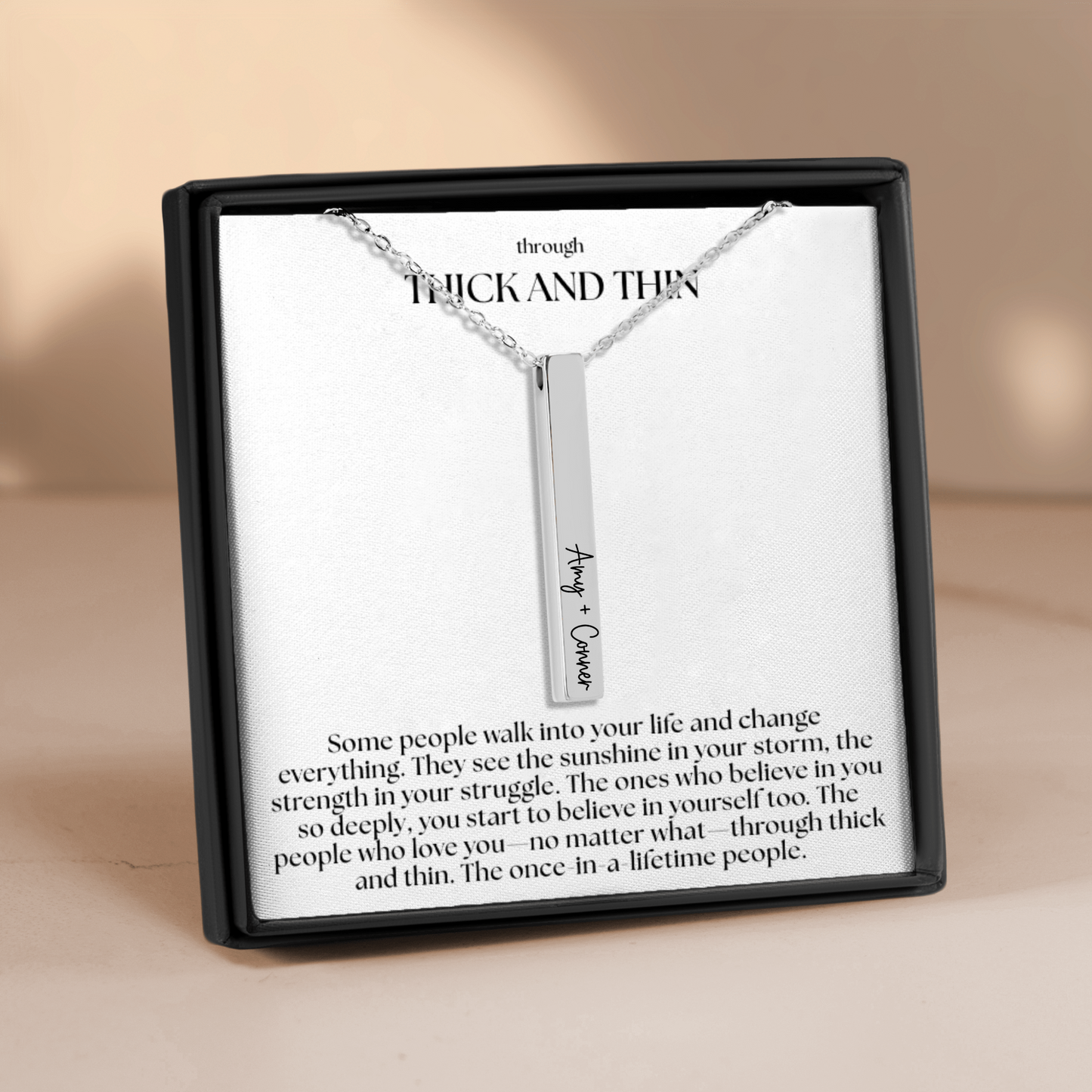 Through Thick and Thin Necklace