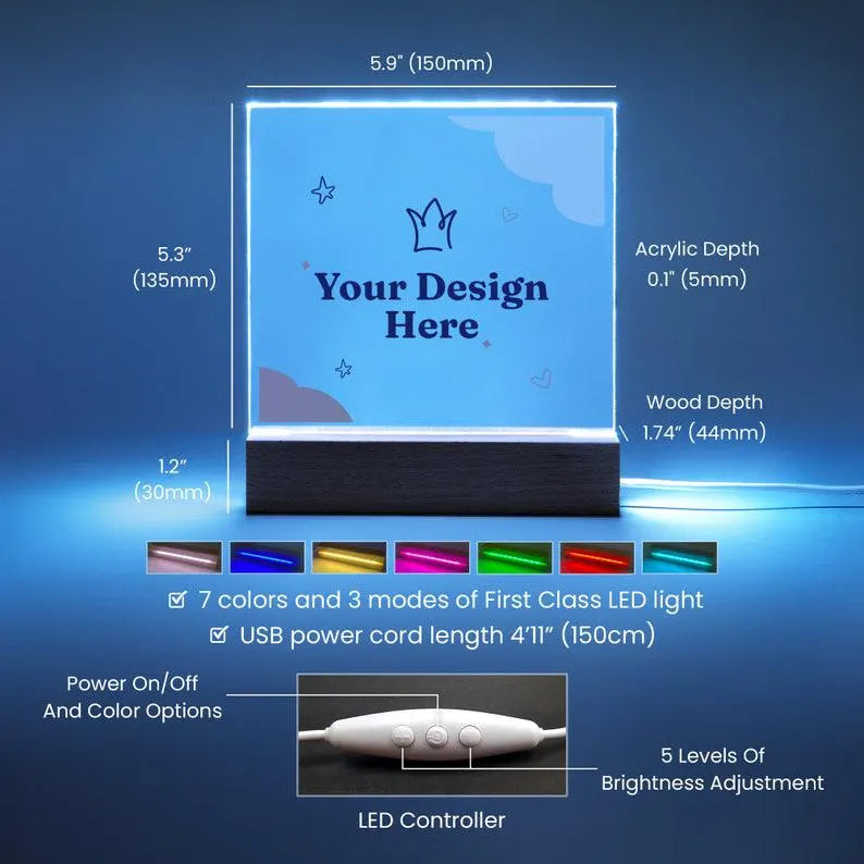 For Daughter, The Most Beautiful Chapter Acrylic & Necklace Bundle