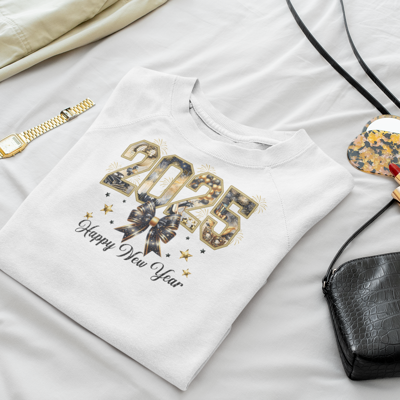 2025 Happy New Year Hoodie, Sweatshirt, T-Shirt