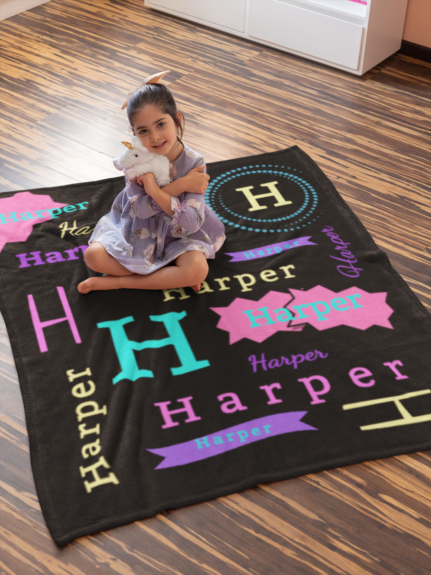 Personalized Name Blanket