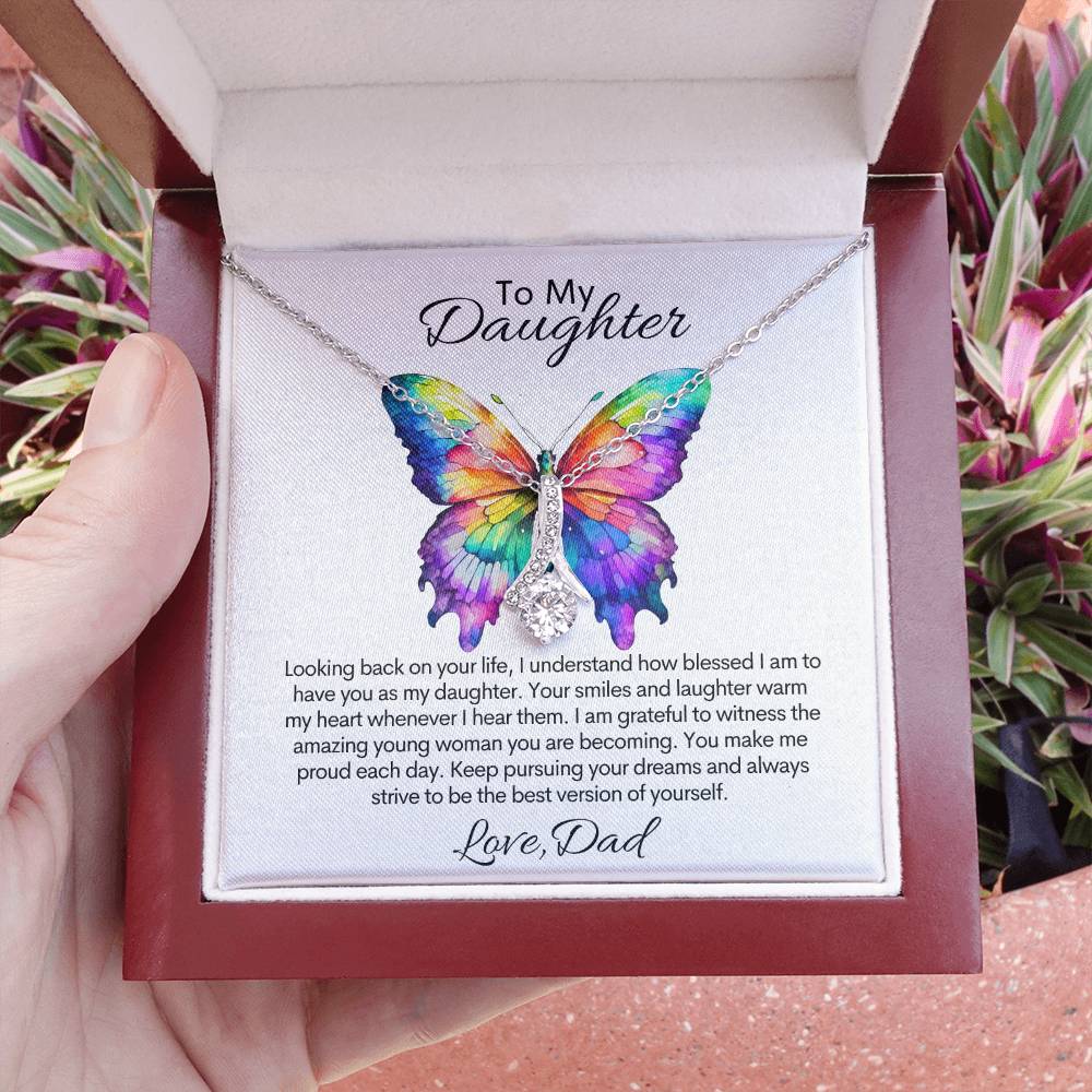 Personalized To My Daughter - Alluring Beauty Necklace