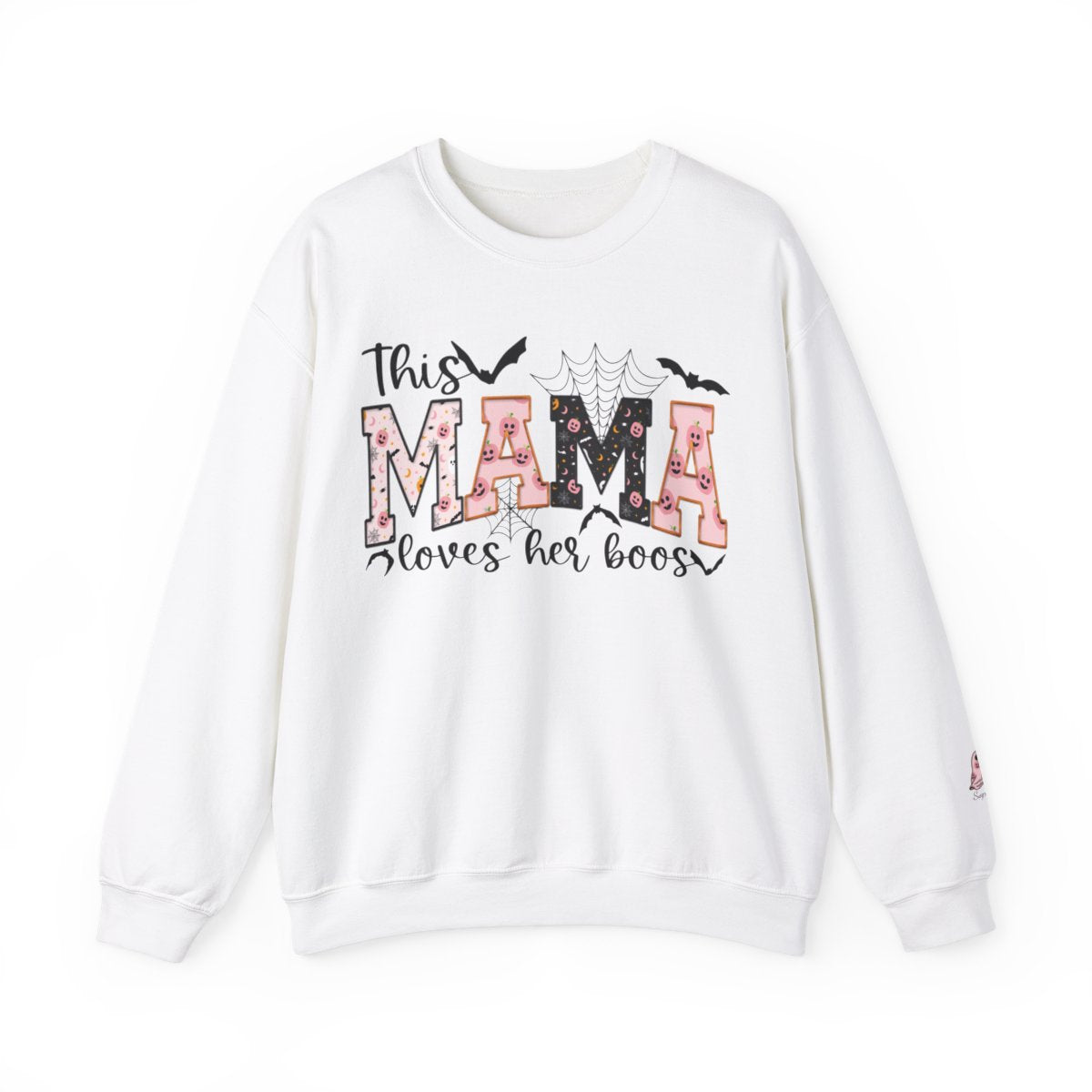 Personalized "This Mama Loves Her Boos" Halloween Sweatshirt