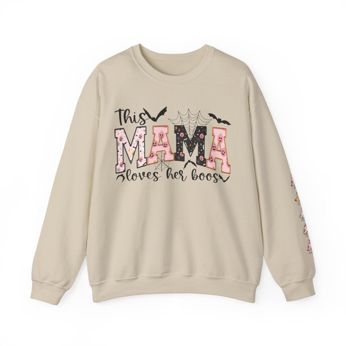 Personalized "This Mama Loves Her Boos" Halloween Sweatshirt