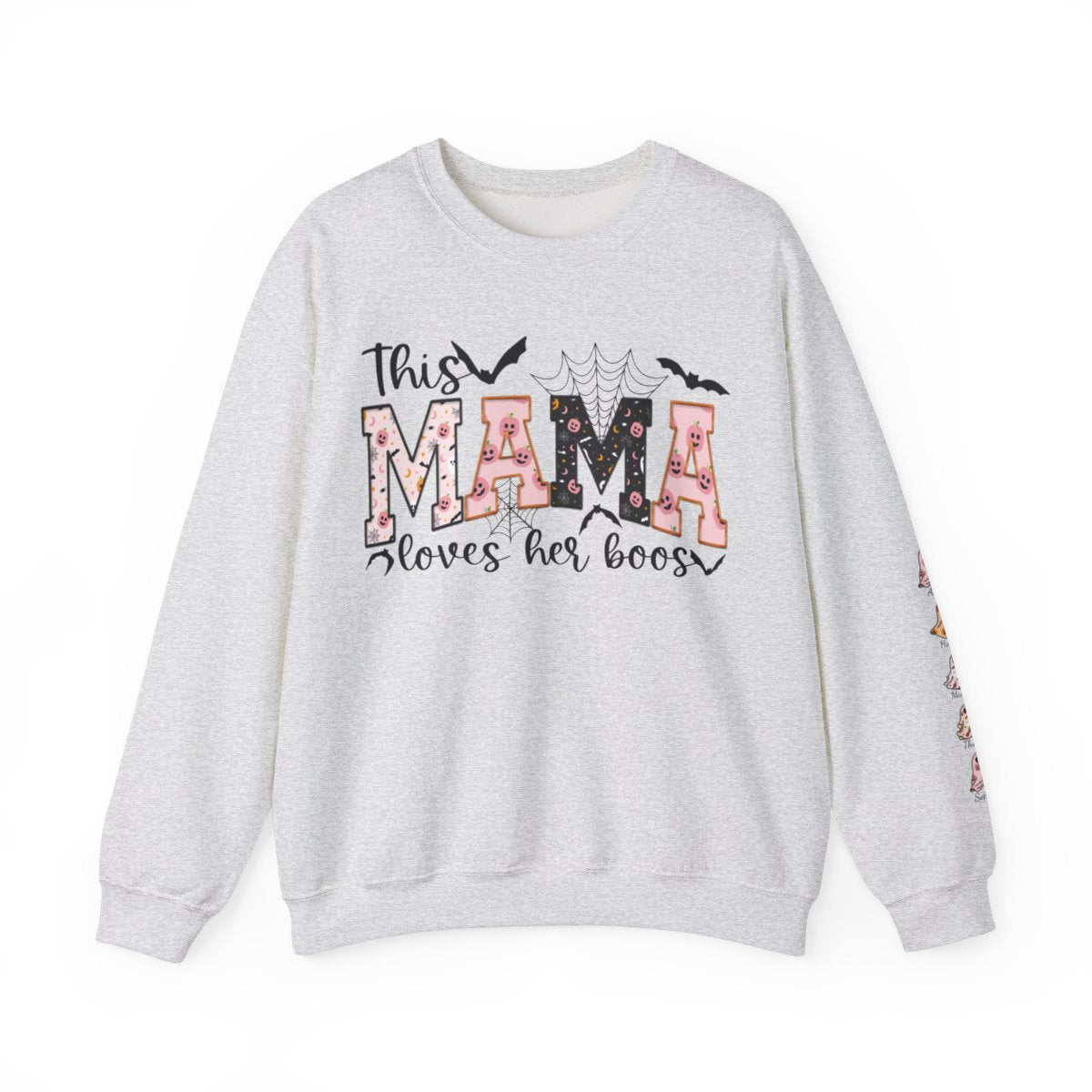 Personalized "This Mama Loves Her Boos" Halloween Sweatshirt