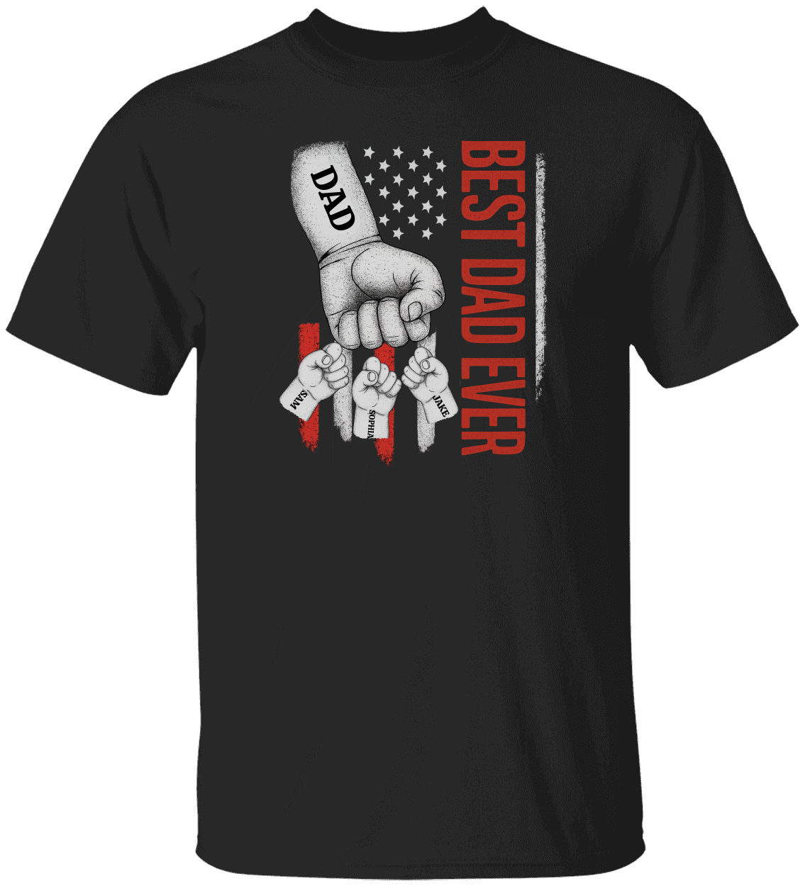 BEST DAD EVER™ Custom Fist Bump T-Shirt
