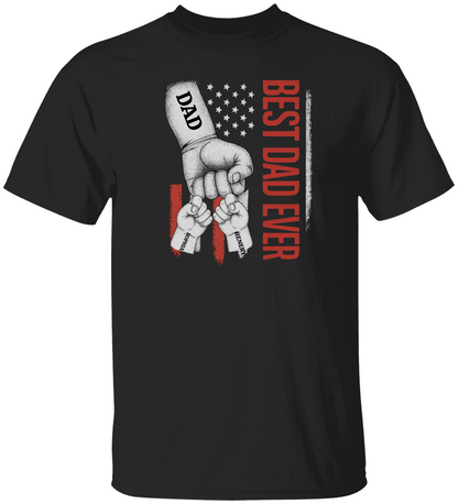 BEST DAD EVER™ Custom Fist Bump T-Shirt