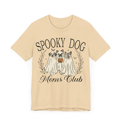 Spooky Dog Mom Club - Unisex Size Jersey Short Sleeve Tee - Say It With Ease